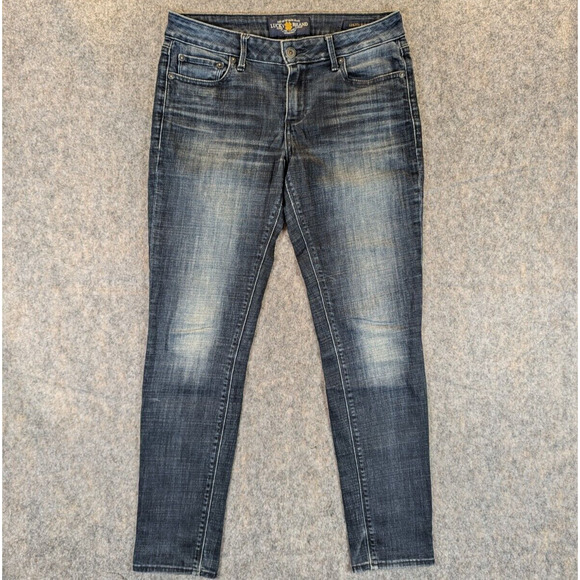 Lucky Brand Jeans 4R/27 Women's Lolita Skinny Stretch Cotton Denim Stone Wash - Picture 1 of 10